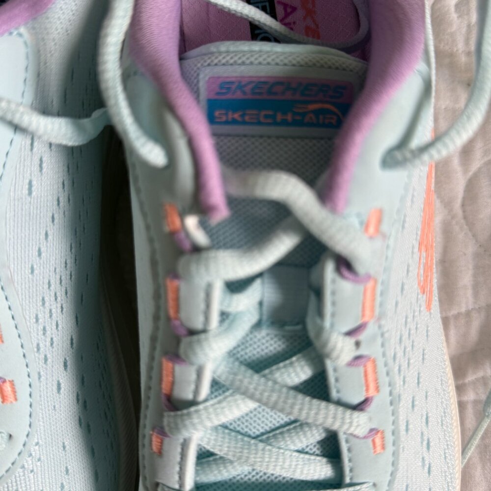 SKETCHERS AIR COOLED MEMORY FOAM- BLUE 10 - Picture 3 of 7